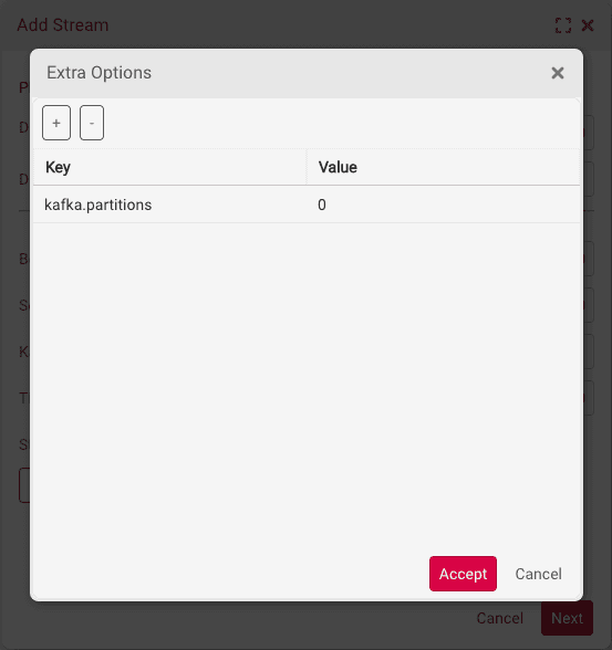Stream Parameters