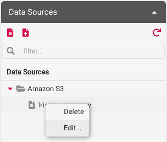 Data Source Edit