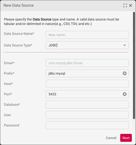 JDBC Data Source