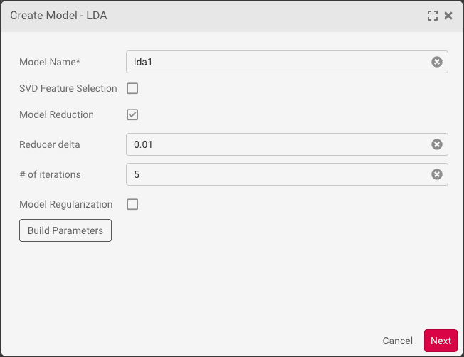 Reducing LDA