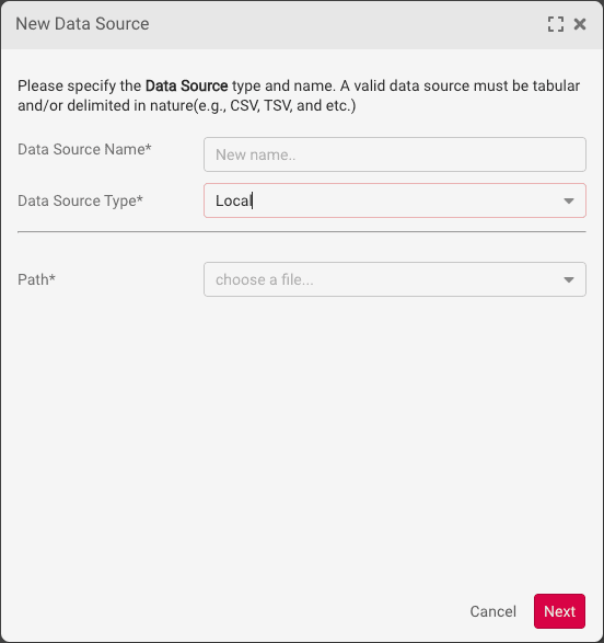 Local Data Source
