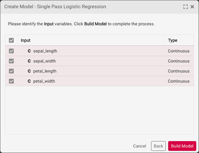 SPLR Feature Selection
