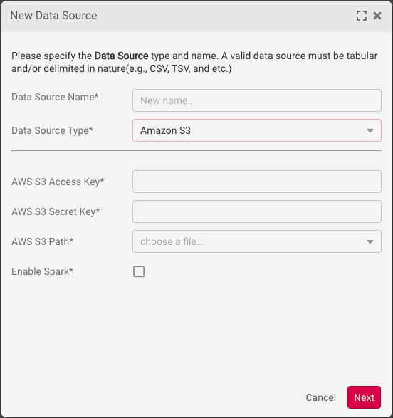 S3 Data Source