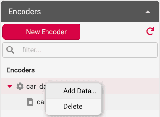 Adding a Data Source to an Encoder