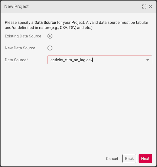 Data Source Selection