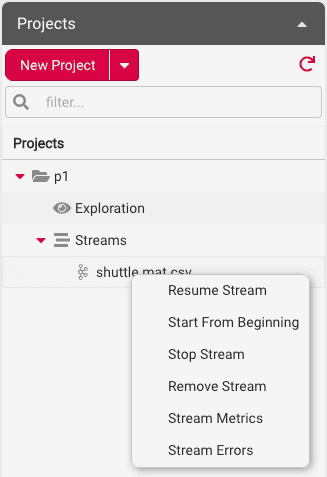 Stream Actions