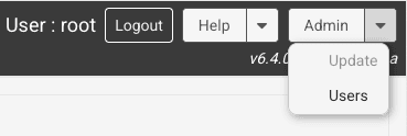 Admin Dropdown