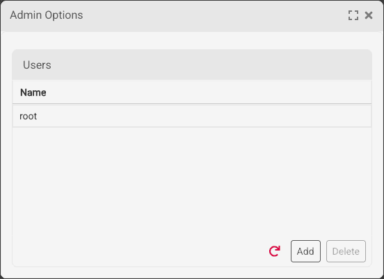 User Management Panel
